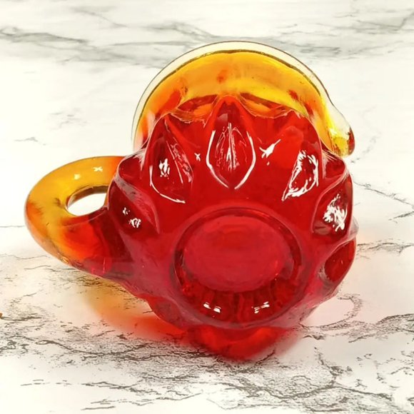 Degenhart Glass Mini Pitcher Trinket Paperweight Toothpick Vtg - Picture 6 of 9